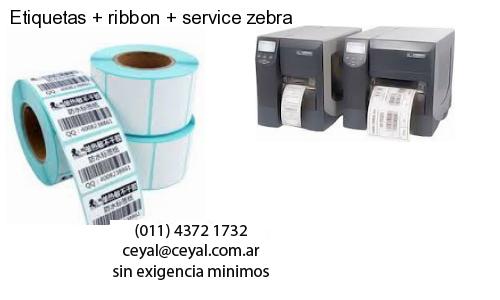 Etiquetas   ribbon   service zebra