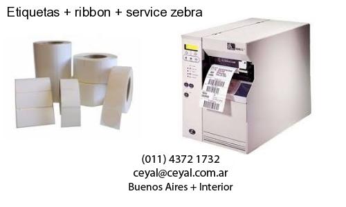 Etiquetas   ribbon   service zebra