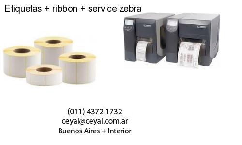 Etiquetas   ribbon   service zebra