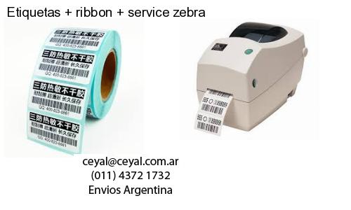 Etiquetas   ribbon   service zebra