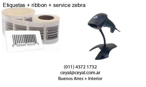 Etiquetas   ribbon   service zebra