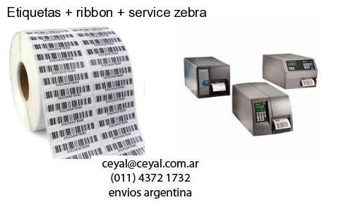 Etiquetas   ribbon   service zebra