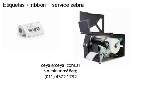 Etiquetas   ribbon   service zebra