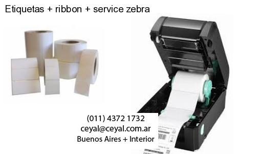 Etiquetas   ribbon   service zebra
