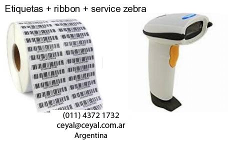 Etiquetas   ribbon   service zebra