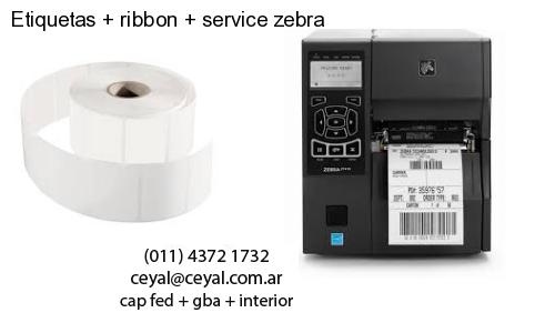 Etiquetas   ribbon   service zebra