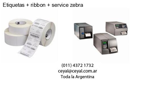 Etiquetas   ribbon   service zebra