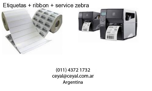Etiquetas   ribbon   service zebra