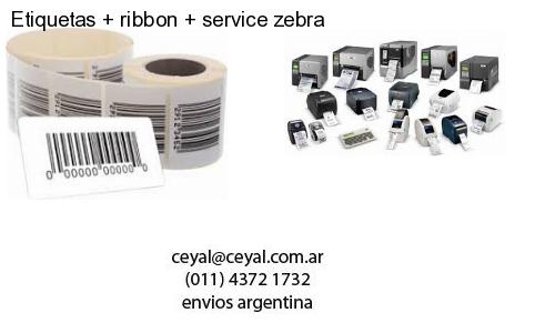 Etiquetas   ribbon   service zebra