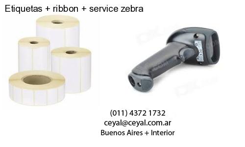 Etiquetas   ribbon   service zebra
