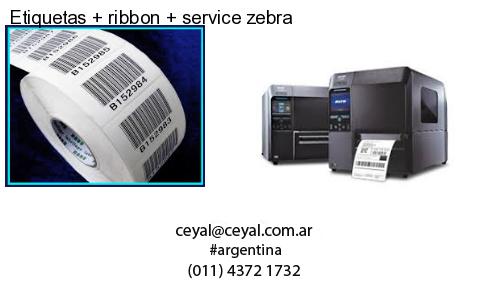 Etiquetas   ribbon   service zebra