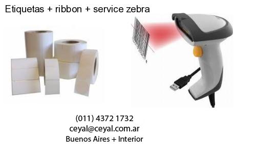 Etiquetas   ribbon   service zebra