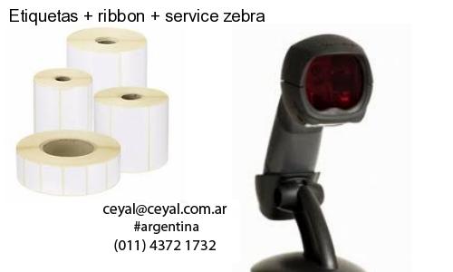 Etiquetas   ribbon   service zebra