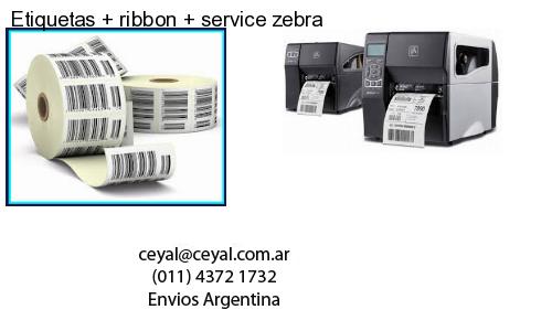 Etiquetas   ribbon   service zebra