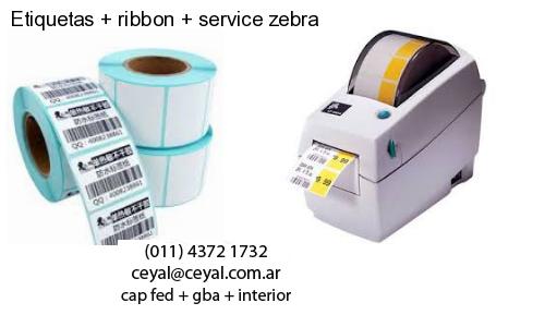 Etiquetas   ribbon   service zebra