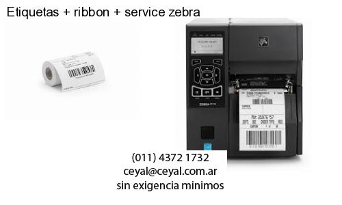 Etiquetas   ribbon   service zebra
