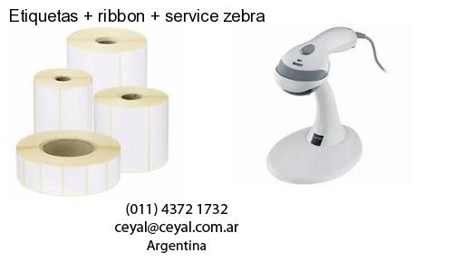Etiquetas   ribbon   service zebra