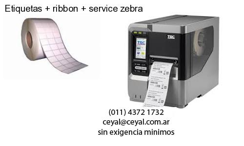 Etiquetas   ribbon   service zebra