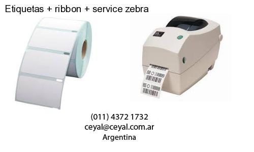 Etiquetas   ribbon   service zebra