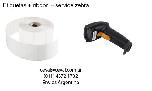 Etiquetas   ribbon   service zebra