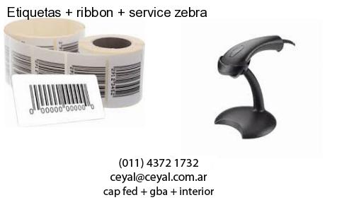 Etiquetas   ribbon   service zebra