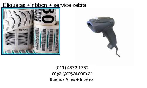Etiquetas   ribbon   service zebra