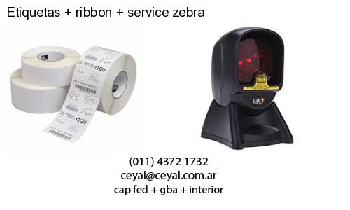 Etiquetas   ribbon   service zebra