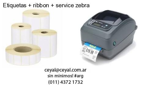 Etiquetas   ribbon   service zebra