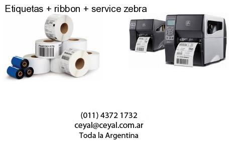 Etiquetas   ribbon   service zebra