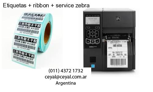 Etiquetas   ribbon   service zebra