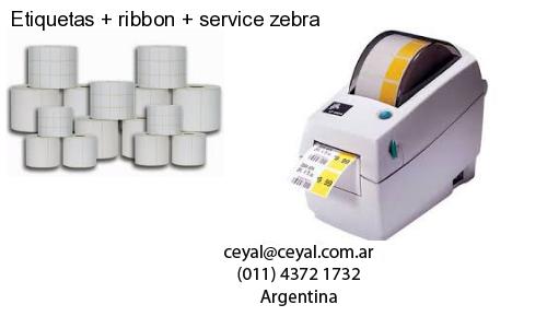 Etiquetas   ribbon   service zebra