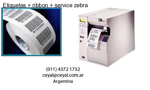 Etiquetas   ribbon   service zebra