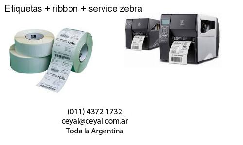 Etiquetas   ribbon   service zebra