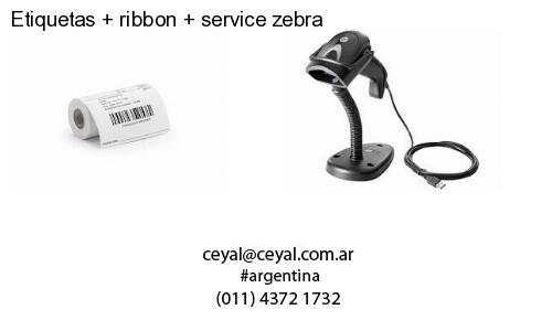 Etiquetas   ribbon   service zebra