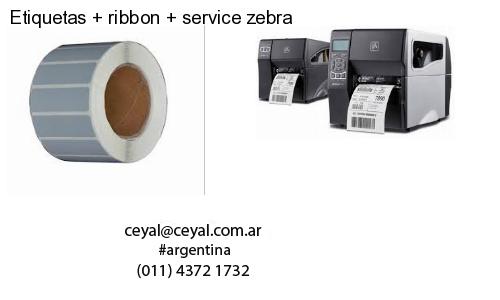 Etiquetas   ribbon   service zebra
