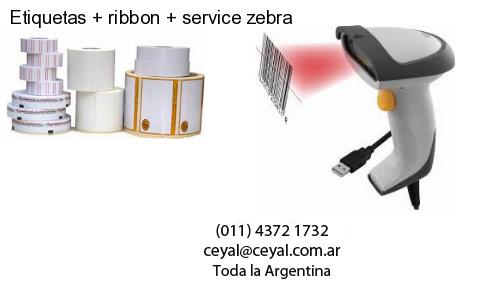 Etiquetas   ribbon   service zebra