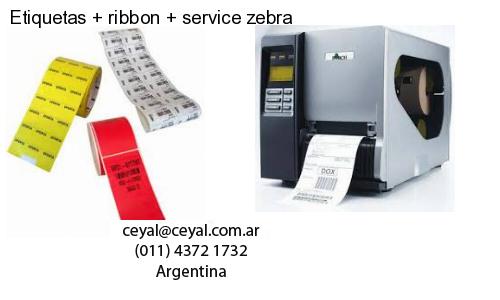 Etiquetas   ribbon   service zebra