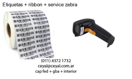 Etiquetas   ribbon   service zebra
