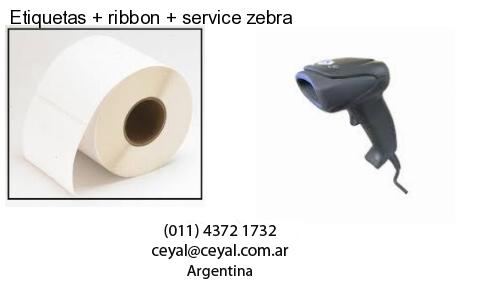 Etiquetas   ribbon   service zebra