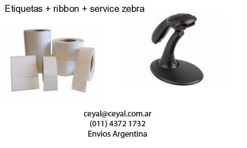 Etiquetas   ribbon   service zebra