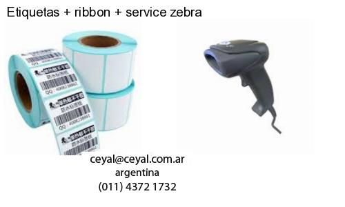 Etiquetas   ribbon   service zebra