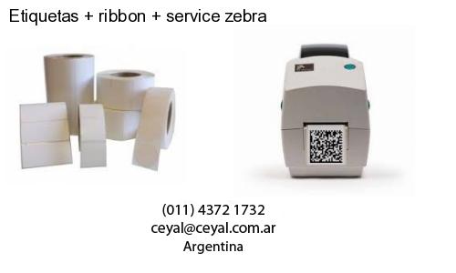 Etiquetas   ribbon   service zebra