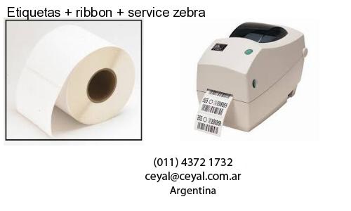 Etiquetas   ribbon   service zebra