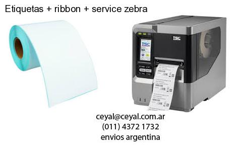 Etiquetas   ribbon   service zebra