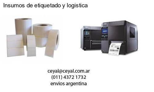Insumos de etiquetado y logistica