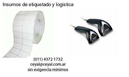 Insumos de etiquetado y logistica