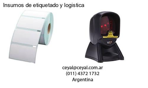 Insumos de etiquetado y logistica