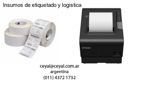 Insumos de etiquetado y logistica