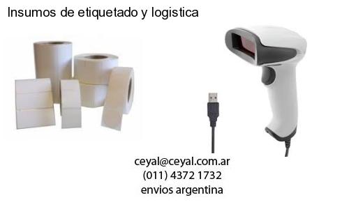 Insumos de etiquetado y logistica