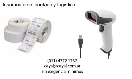 Insumos de etiquetado y logistica